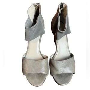 EILEEN FISHER Corona Wedge Sandals Memory Foam Footbed Size 7​​​​​​